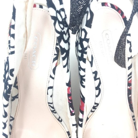 Coach Maritza Poppy Wedges Size 6 - Picture 5 of 6